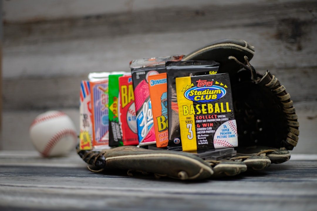 Sports cards and packs representing the late 1980s and early 1990s junk wax boom