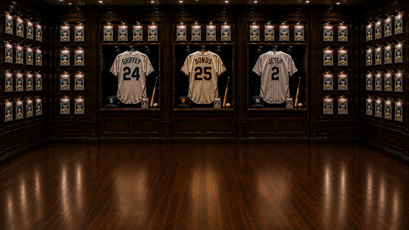 Sports card museum gallery